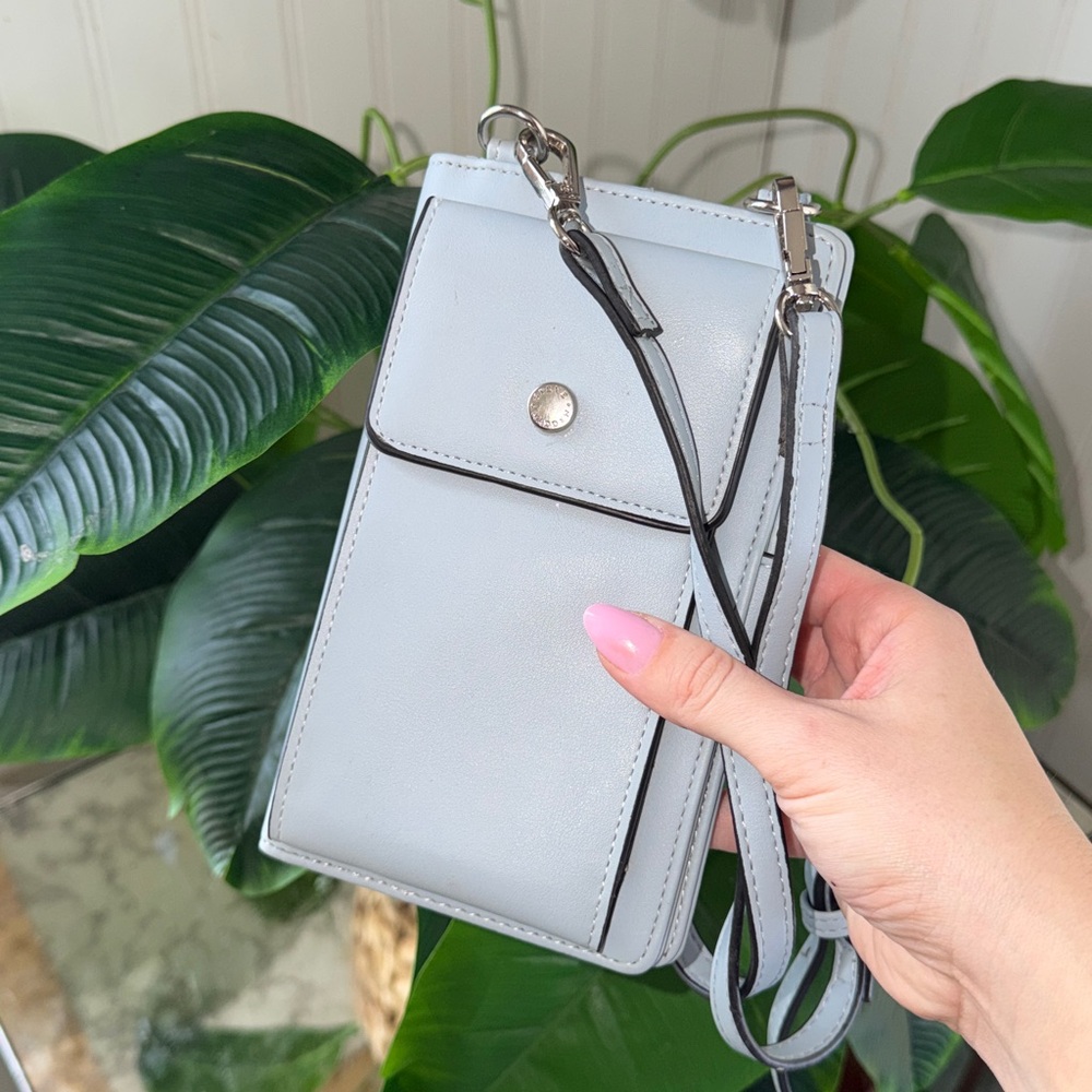 Steve Madden Light Blue Crossbody Phone Bag